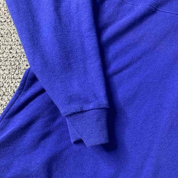 PINK Victoria's Secret Womens Sweater Size XS Blue T-Snap Button Up Pullover - Picture 3 of 11